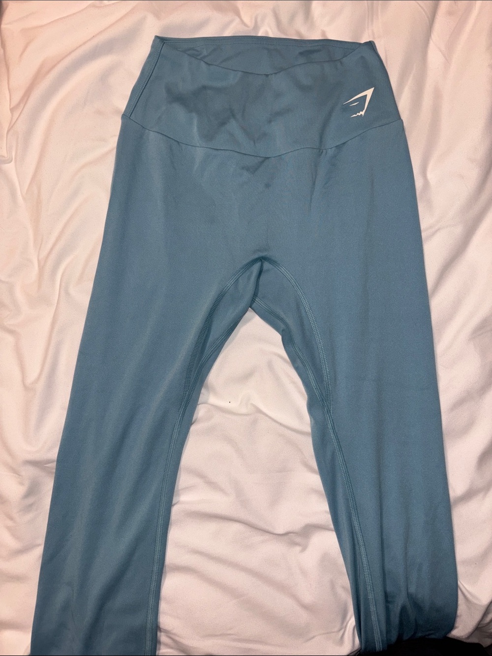 Gymshark Womens High-Waist Leggings in Light Blue